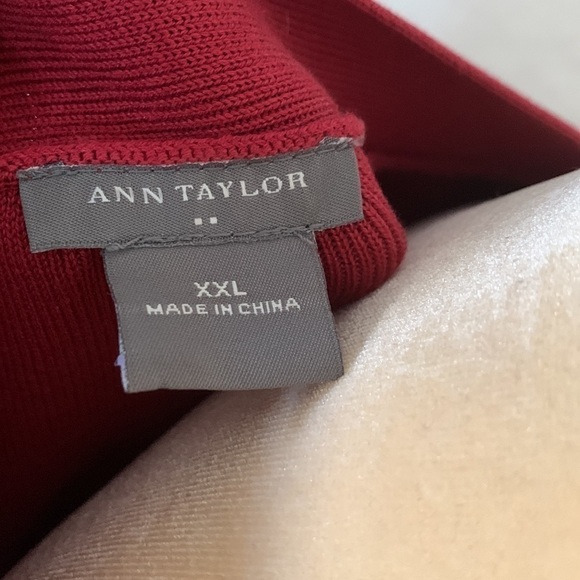Ann Taylor Red Plum Sleeveless Knit Top - Picture 12 of 14